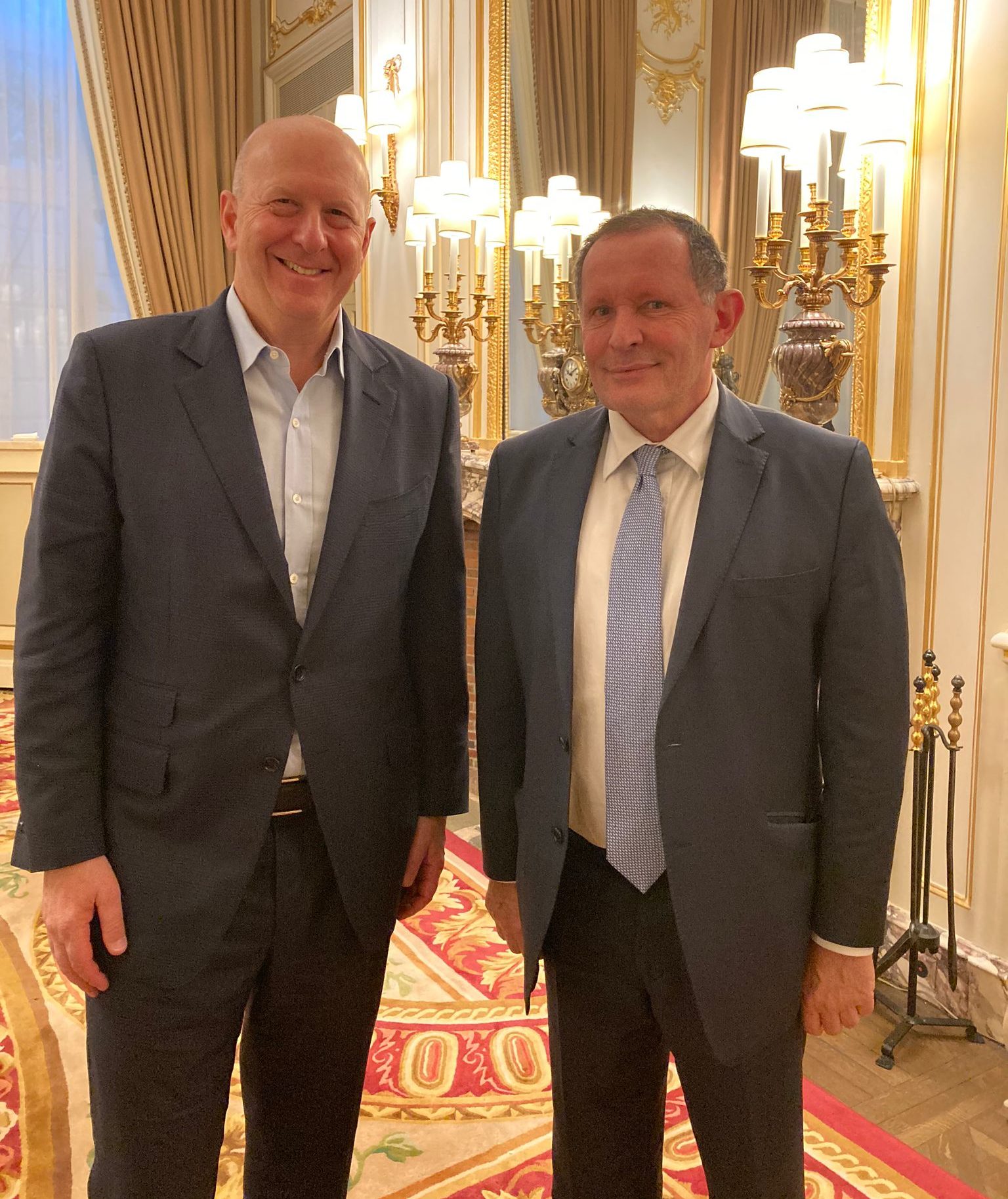 Avec David Solomon, Président de Goldman Sachs