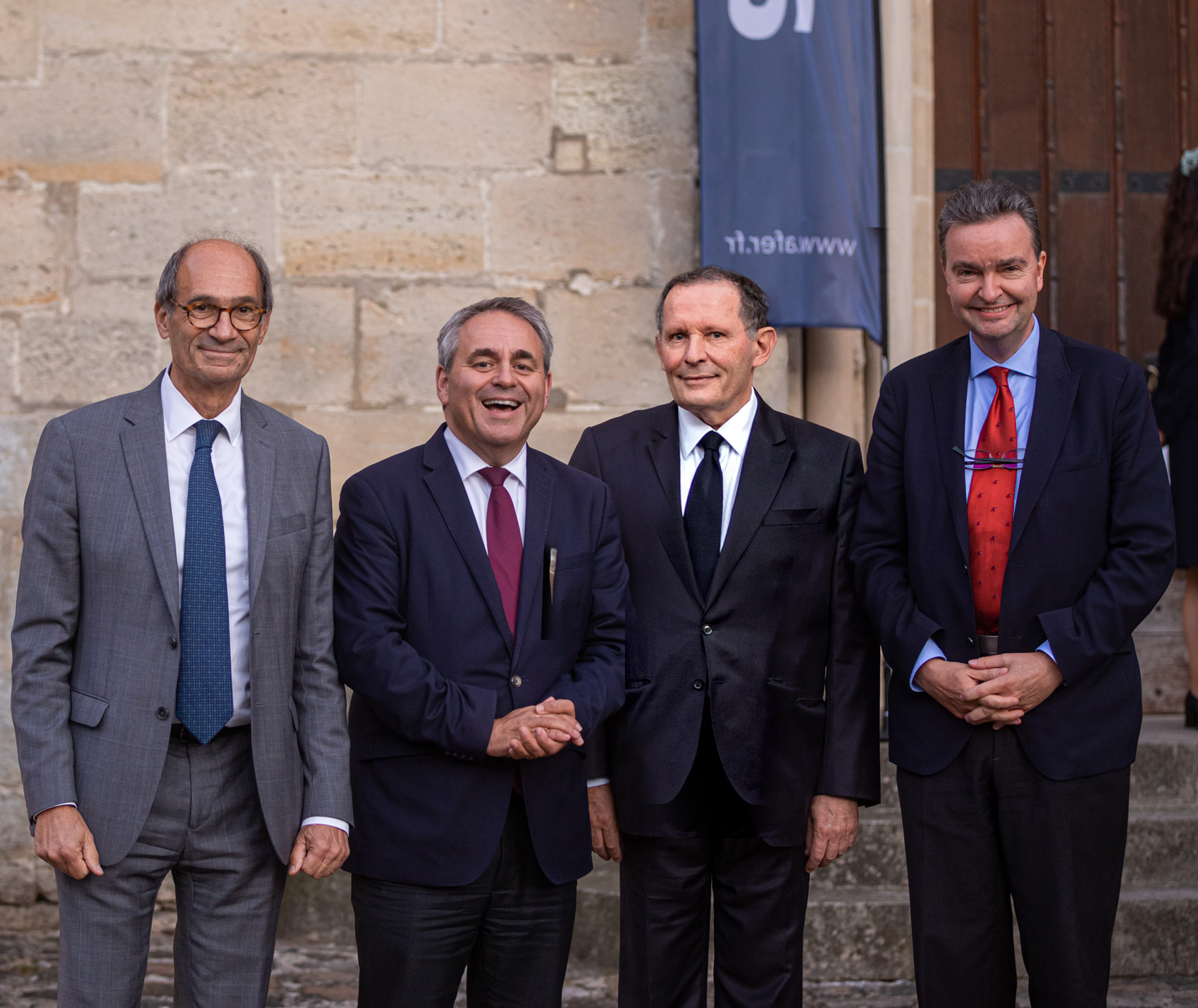 Son Excellence l’Ambassadeur Georges de Habsbourg-Lorraine, Xavier Bertrand et Eric Woerth, Fondation Cziffra – Senlis